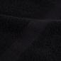 Preview: Premium-Duschtücher SOLUND 10 Stk. Schwarz 70x140 cm 600 g/m²