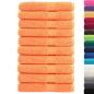 Preview: Premium-Saunatücher SOLUND 10 Stk. Orange 80x200 cm 600 g/m²