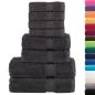 Preview: 8 tlg. Premium-Handtuch-Set SOLUND Anthrazit 600 g/m²