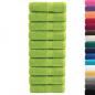 Preview: Premium-Seiftücher SOLUND 10 Stk. Apfelgrün 30x30 cm 600 g/m²