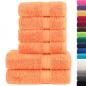 Preview: 6 tlg. Premium-Handtuch-Set SOLUND Orange 600 g/m²