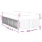 Preview: Boxspringbett mit Matratze Taupe 120x190 cm Stoff