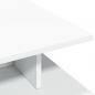 Preview: Couchtisch Weiß 102x55x35 cm Holzwerkstoff