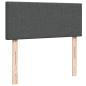 Preview: Boxspringbett mit Matratze Dunkelgrau 120x200 cm Stoff