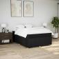 Preview: Boxspringbett mit Matratze Schwarz 140x200 cm Stoff