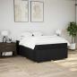 Preview: Boxspringbett mit Matratze Schwarz 140x190 cm Stoff