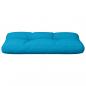 Preview: Palettenkissen Hellblau 70x40x12 cm Stoff