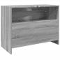 Preview: Waschbeckenunterschrank Grau Sonoma 78x37x59 cm Holzwerkstoff