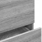 Preview: Waschbeckenunterschrank Grau Sonoma 78x37x59 cm Holzwerkstoff