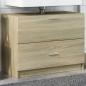 Preview: ARDEBO.de - Waschbeckenunterschrank Sonoma-Eiche 78x37x59 cm Holzwerkstoff