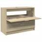 Preview: Waschbeckenunterschrank Sonoma-Eiche 78x37x59 cm Holzwerkstoff