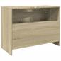 Preview: Waschbeckenunterschrank Sonoma-Eiche 78x37x59 cm Holzwerkstoff