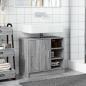Preview: Waschbeckenunterschrank Grau Sonoma 63x29x55 cm Holzwerkstoff