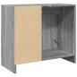 Preview: Waschbeckenunterschrank Grau Sonoma 63x29x55 cm Holzwerkstoff