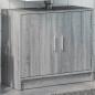 Preview: ARDEBO.de - Waschbeckenunterschrank Grau Sonoma 63x29x55 cm Holzwerkstoff