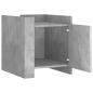 Preview: Nachttisch Betongrau 45x50x50 cm Holzwerkstoff