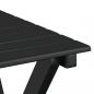 Preview: Schaukelstühle 2 Stk. mit Klapptisch Schwarz Massivholz Pappel