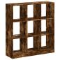 Preview: Bücherregal Räuchereiche 102x32x108 cm Holzwerkstoff