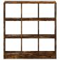 Preview: Bücherregal Räuchereiche 102x32x108 cm Holzwerkstoff