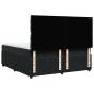 Preview: Boxspringbett mit Matratze Schwarz 180x200 cm Samt