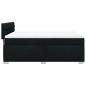 Preview: Boxspringbett mit Matratze Schwarz 160x200 cm Stoff