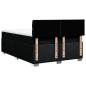 Preview: Boxspringbett mit Matratze Schwarz 160x200 cm Stoff