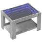 Preview: LED-Couchtisch Betongrau 73x53x45 cm Holzwerkstoff