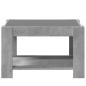 Preview: LED-Couchtisch Betongrau 73x53x45 cm Holzwerkstoff