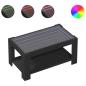 Preview: LED-Couchtisch Schwarz 93x53x45 cm Holzwerkstoff