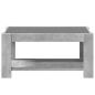 Preview: LED-Couchtisch Betongrau 93x53x45 cm Holzwerkstoff