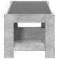 Preview: LED-Couchtisch Betongrau 93x53x45 cm Holzwerkstoff