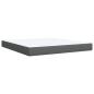 Preview: Boxspringbett mit Matratze Dunkelgrau 180x200 cm Stoff