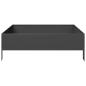 Preview: Hochbeet Schwarz 100x100x33,5 cm Stahl