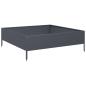 Preview: Hochbeet Anthrazit 100x100x33,5 cm Stahl