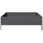 Preview: Hochbeet Anthrazit 100x100x33,5 cm Stahl