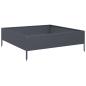 Preview: Hochbeet Anthrazit 100x100x33,5 cm Stahl