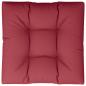 Preview: ARDEBO.de - Palettenkissen Weinrot 70x70x12 cm Stoff