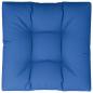 Preview: Palettenkissen Königsblau 80x80x12 cm Stoff