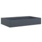 Preview: Waschbecken 60x38x11 cm Mineralguss/Marmorguss Anthrazit
