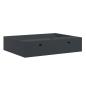 Preview: Waschbecken 60x38x11 cm Mineralguss/Marmorguss Anthrazit
