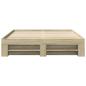 Preview: Bettgestell ohne Matratze Sonoma-Eiche 160x200 cm Holzwerkstoff