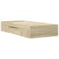 Preview: Bettgestell ohne Matratze Sonoma-Eiche 90x190 cm Holzwerkstoff