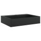 Preview: Waschbecken 50x38x11 cm Mineralguss/Marmorguss Mattschwarz