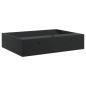 Preview: Waschbecken 50x38x11 cm Mineralguss/Marmorguss Mattschwarz