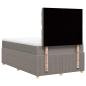 Preview: Boxspringbett mit Matratze Taupe 120x190 cm Stoff