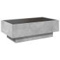 Preview: LED-Couchtisch Betongrau 90x50x30 cm Holzwerkstoff