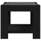 Preview: LED-Couchtisch Schwarz 53x53x45 cm Holzwerkstoff