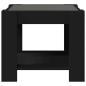 Preview: LED-Couchtisch Schwarz 53x53x45 cm Holzwerkstoff