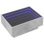 Preview: LED-Couchtisch Betongrau 70x50x30 cm Holzwerkstoff