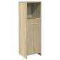 Preview: Badezimmerschrank Sonoma-Eiche 30x30x95 cm Holzwerkstoff